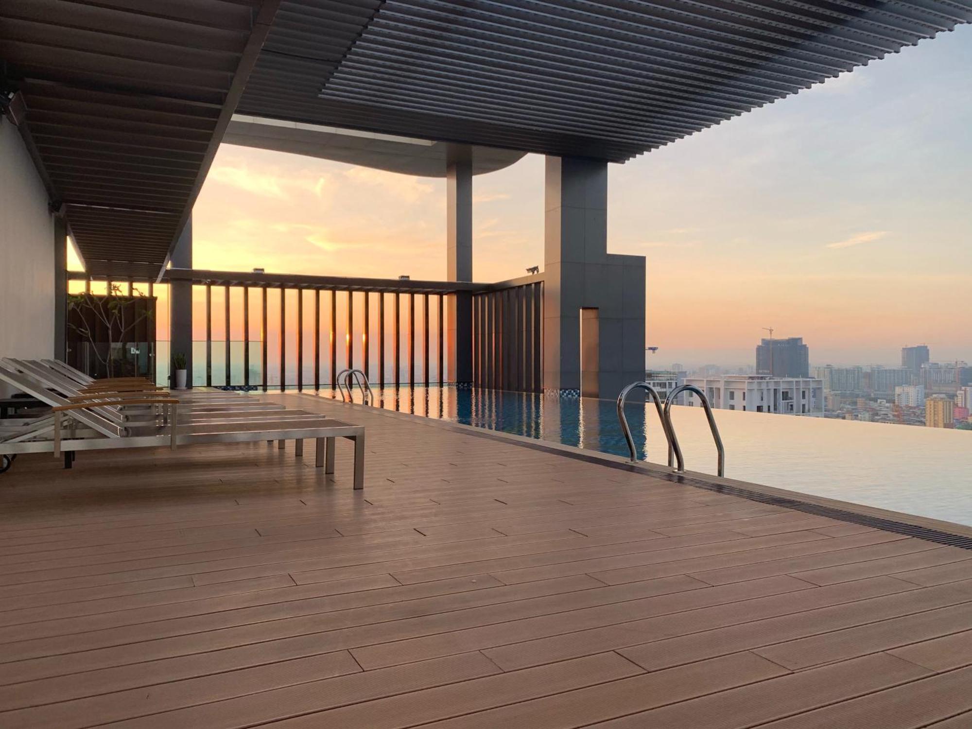 The View Serviced Residence 豪景日式酒店公寓 Phnom Penh Luaran gambar
